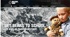 Desktop Screenshot of militaryshop.com.au
